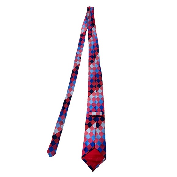 Turnbull & Asser Argyle Multicolor Men's Tie 100% Silk‎ Hand Made In England - Picture 4 of 8